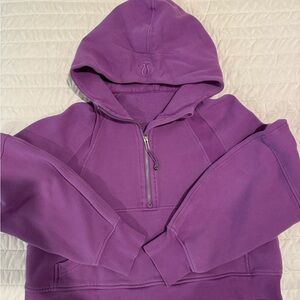 lululemon athletica Purple Half-Zip Hoodie